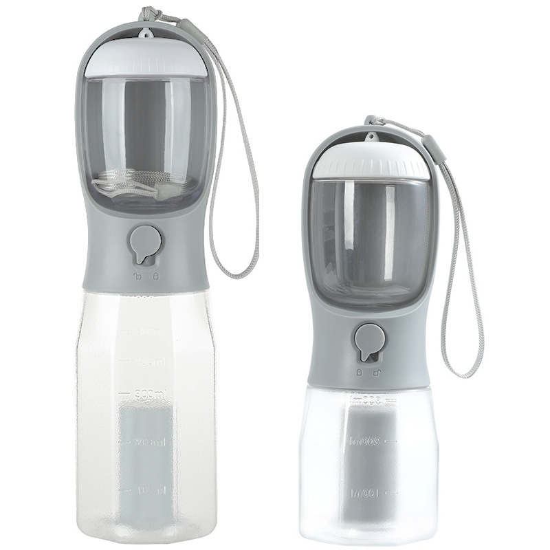 Three-in-one food cup + water cup + trash can Pet supplies water cup cat and dog outdoor kettle portable small accompanying cup water bottle high temperature resistant pet water cup