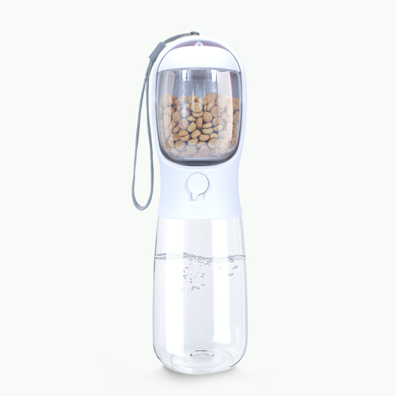 Two-in-one water and grain cup Pet supplies water cup cat and dog outdoor kettle portable small accompanying cup water bottle high temperature resistant pet water cup