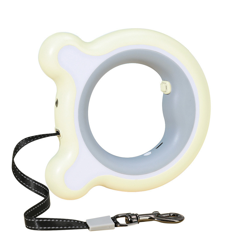 [New model first release] Lightless Bear Leash Retractable leash with lighting, pet supplies, dog leash, automatic pet retractable leash