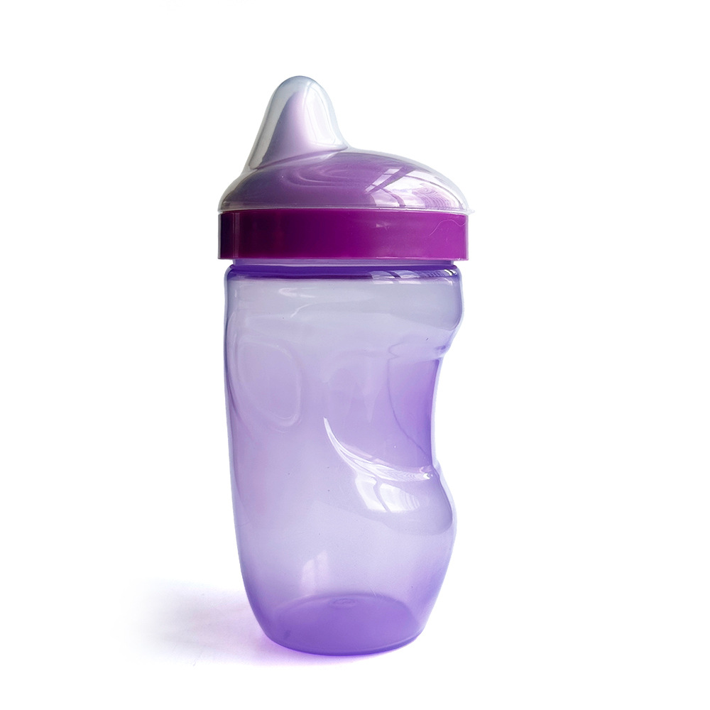 PP large capacity leak-proof baby cartoon duckbill water cup children's anti-fall large diameter training drinking cup maternal and child products