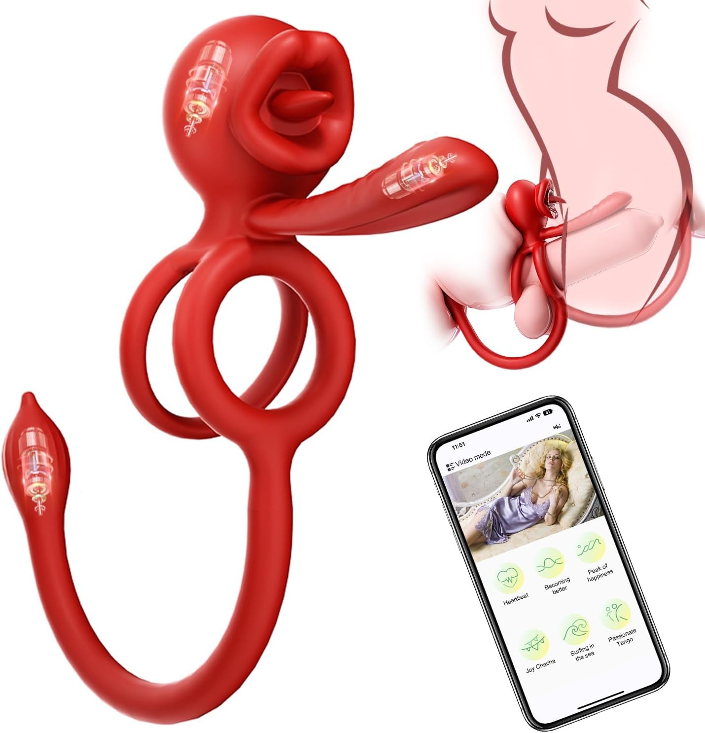 B02 Electric couple ring, three motors, Amazon best seller