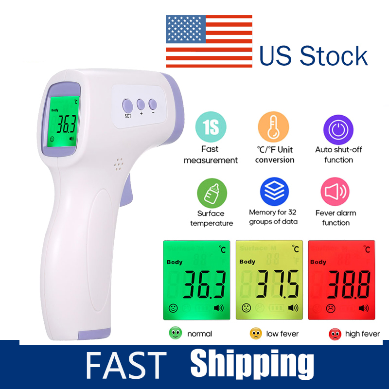 Digital temperature gun